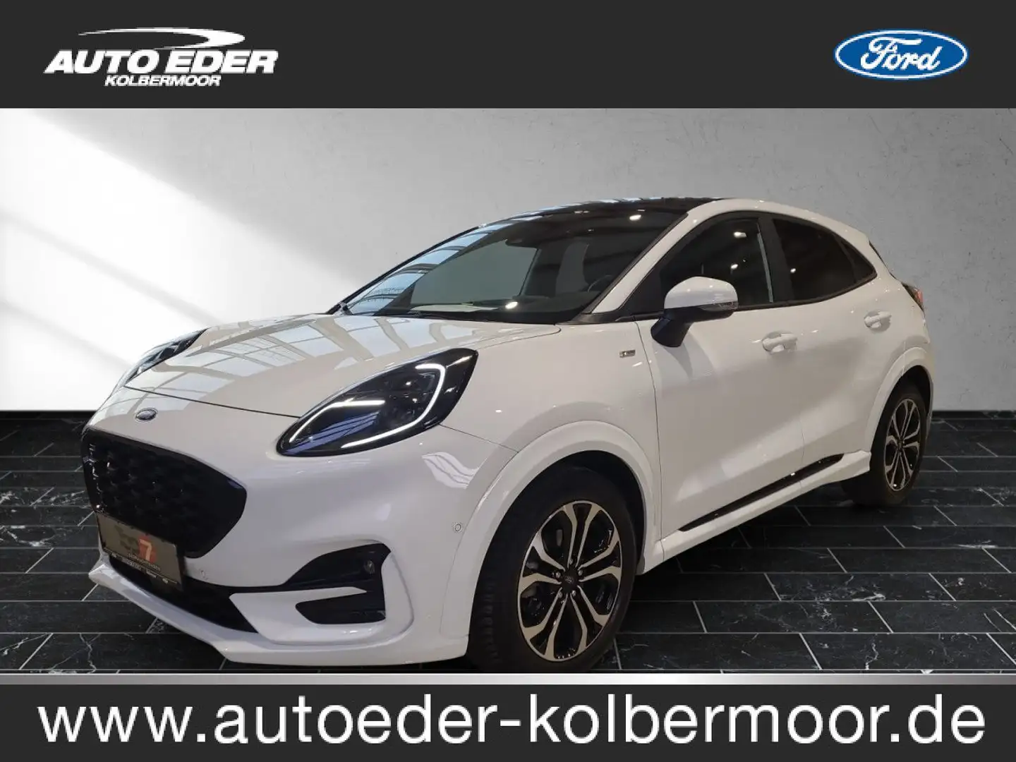 Ford Puma Hybrid ST-Line X Sportpaket Bluetooth Navi Weiß - 1
