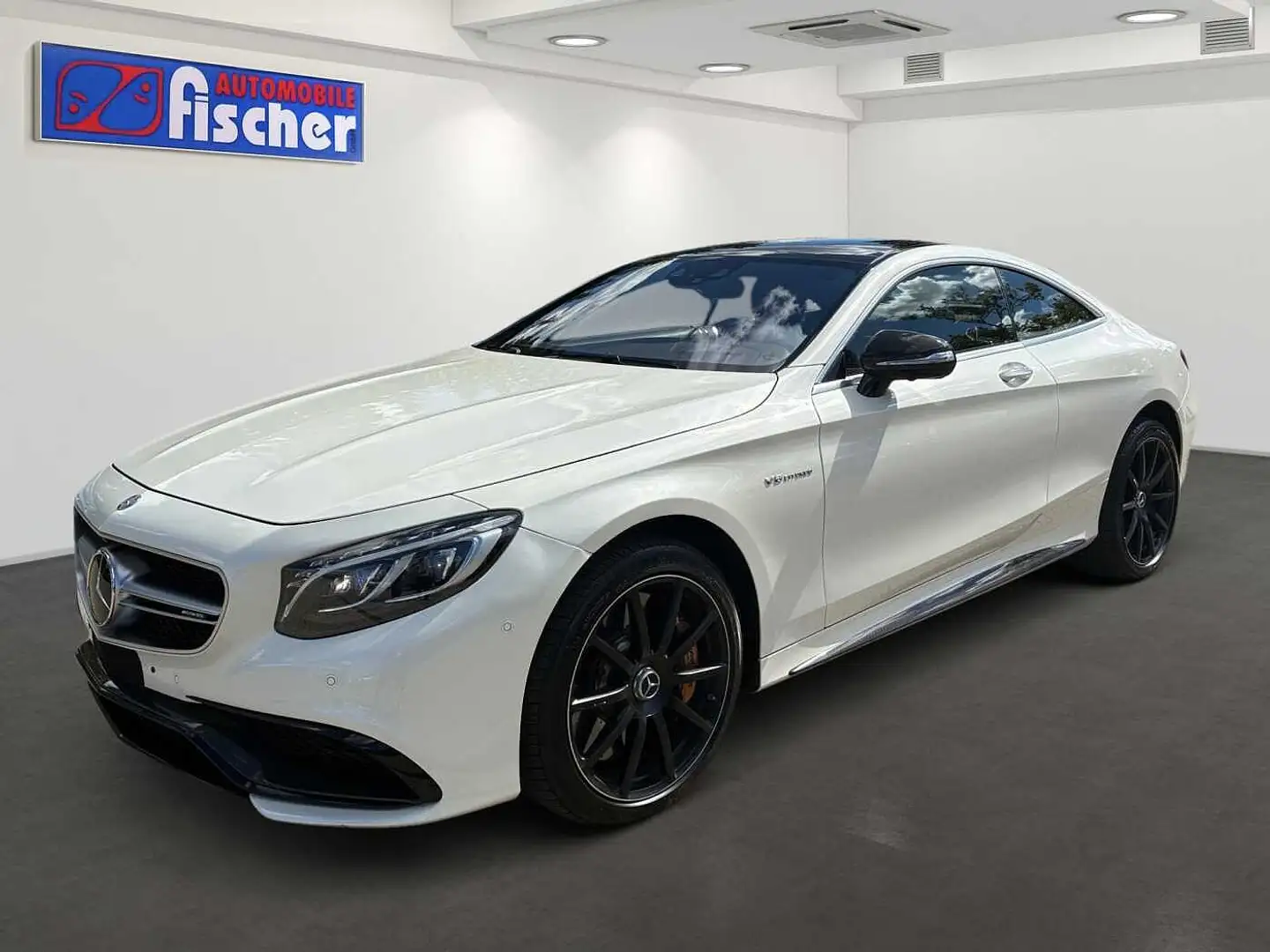 Mercedes-Benz S 63 AMG Coupe Magic Sky 4Matic Keramikbremse Weiß - 1