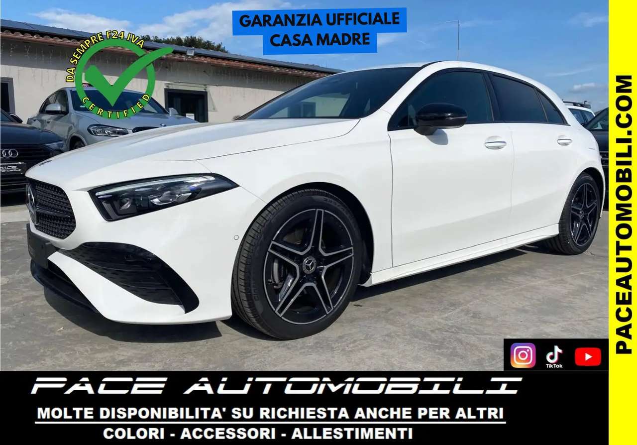 Mercedes-Benz A 180 i NIGHT AMG PREMIUM DISTRONIC LED 64 COLORI KAMERA