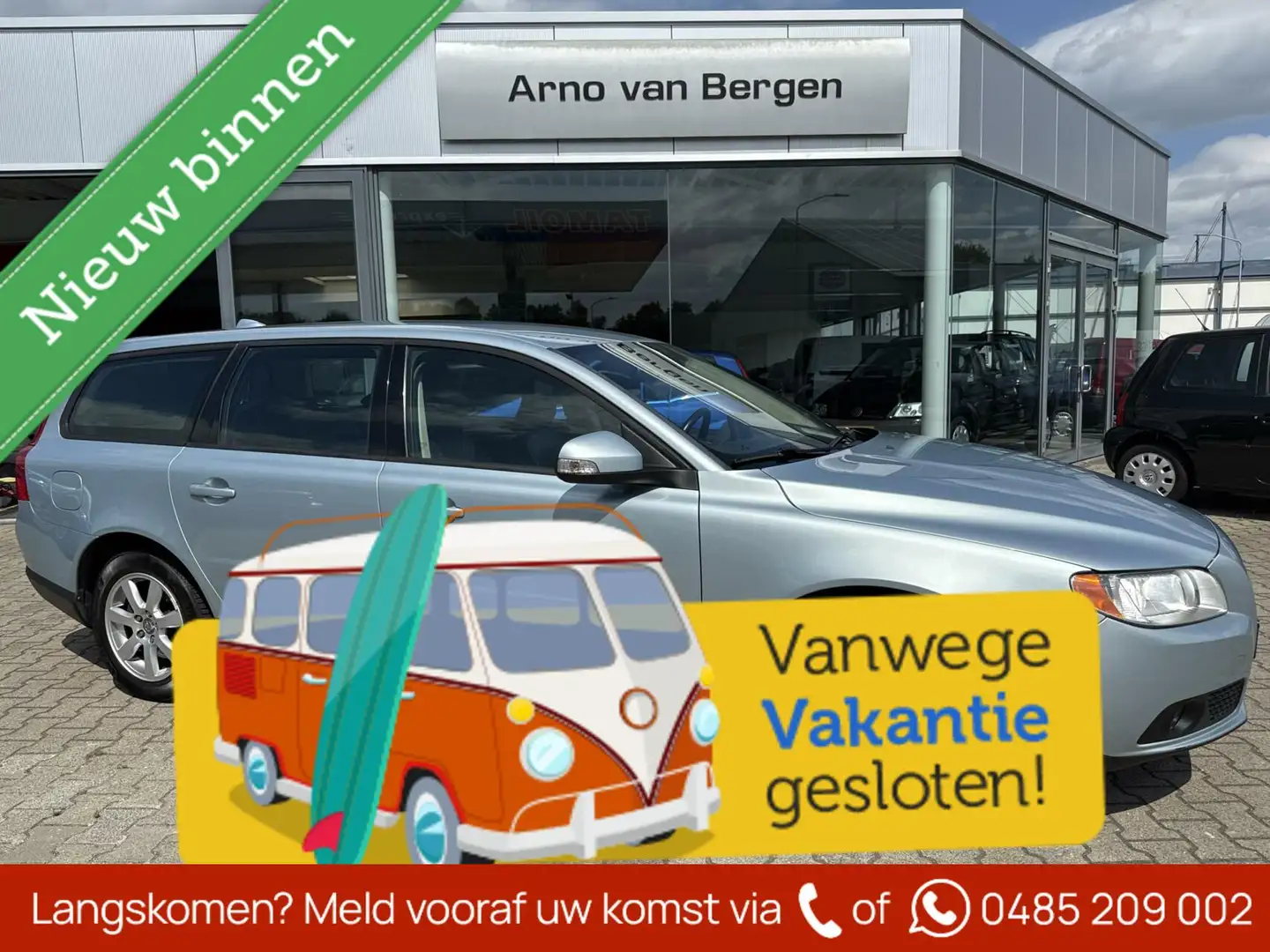 Volvo V70 2.0 Momentum, lederen interieur, climatronic, crui Bleu - 1