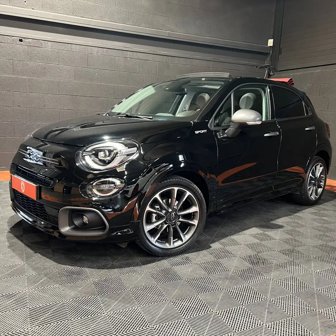 Fiat 500X 1.0 FireFly Turbo 120ch Sport Dolcevita Zwart - 1