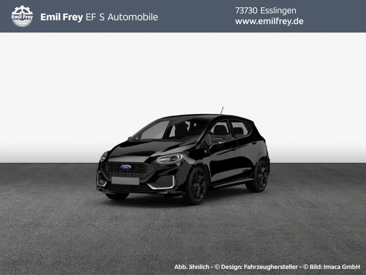 Ford Fiesta 1.0 EcoBoost Hybrid S&S ST-LINE VIGNALE Noir - 1