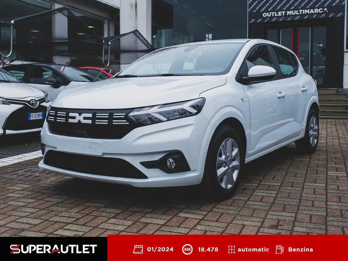 Dacia Sandero Streetway 1.0 TCe Expression CVT Bianco - 1
