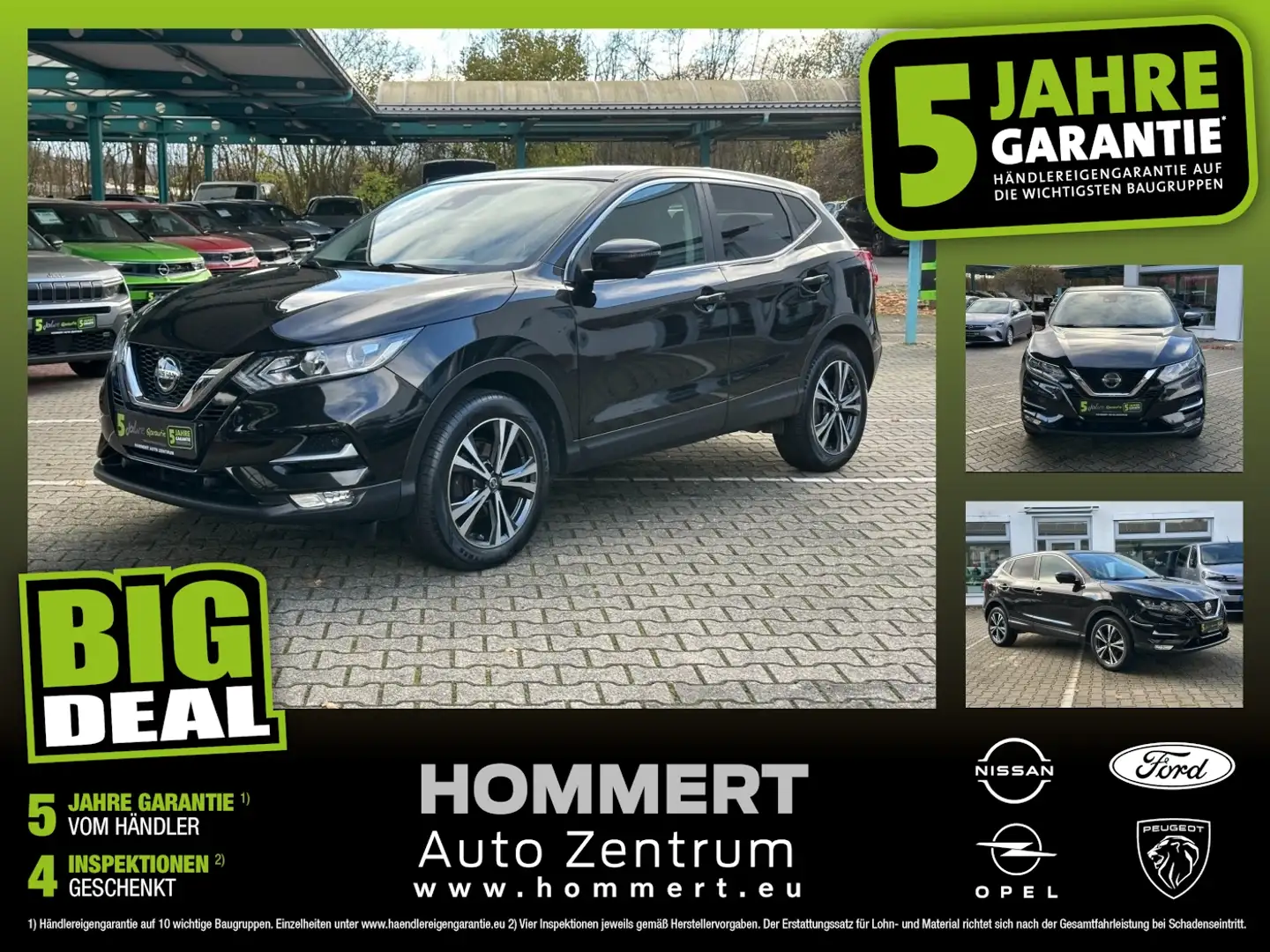 Nissan Qashqai 1.6 DIG-T N-Connecta *Kamera*Navi*Sitzh.* Schwarz - 1