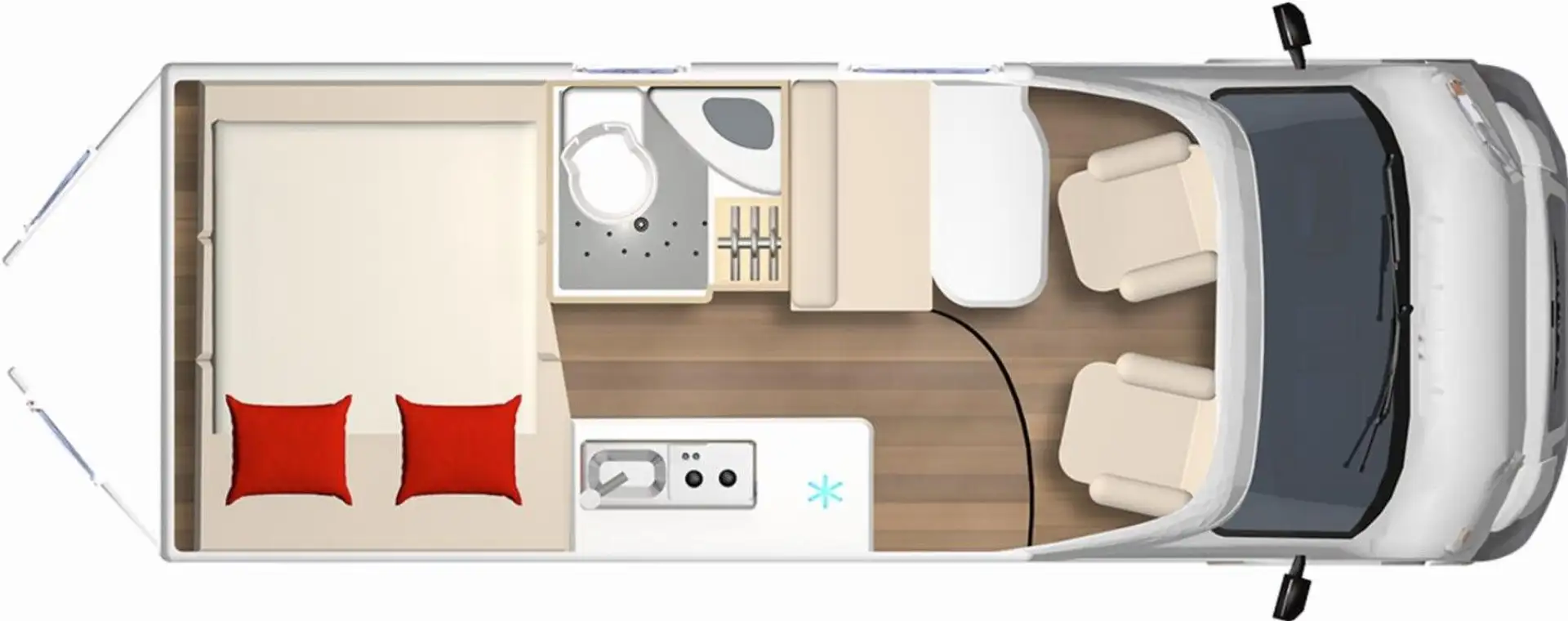 Bürstner Campeo C 600 Gris - 2