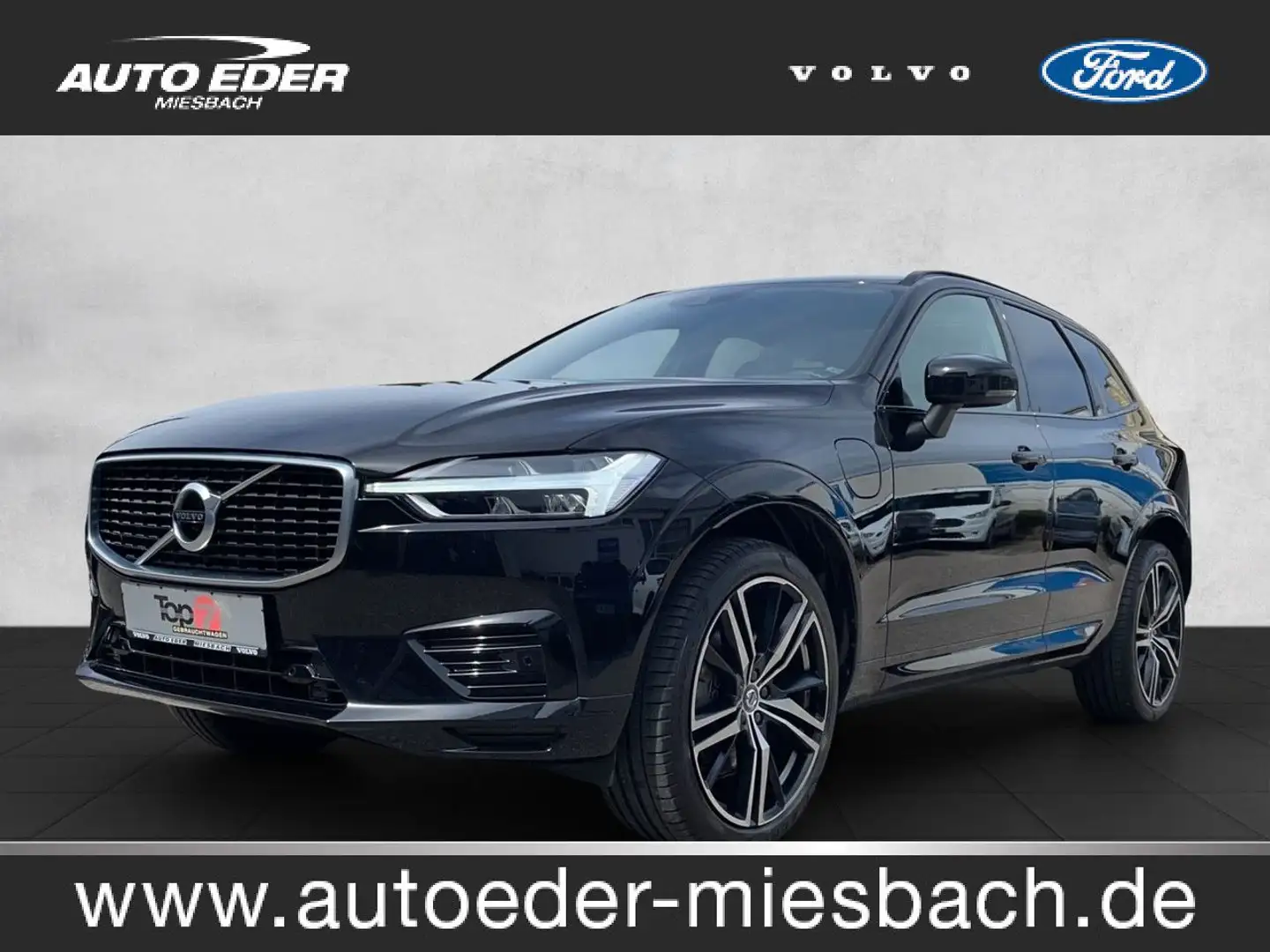 Volvo XC60 XC 60 R Design Recharge Plug-In Hybrid AWD Navi Noir - 1