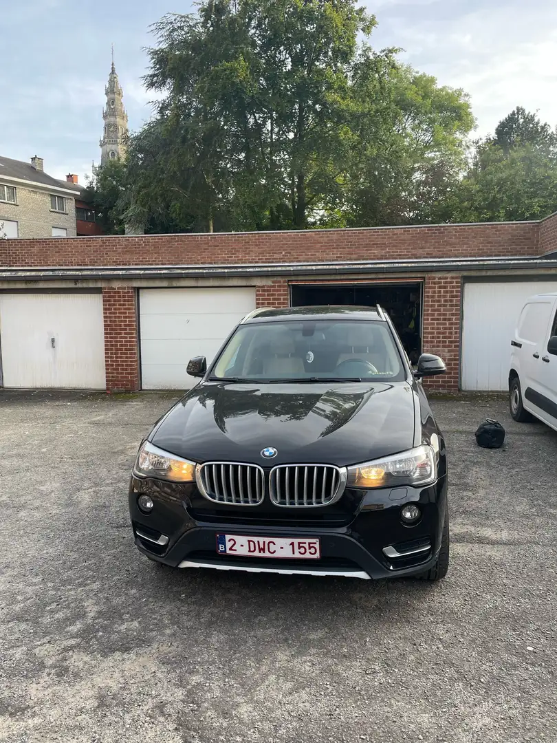 BMW X3 2.0 dA xDrive20 Zwart - 2