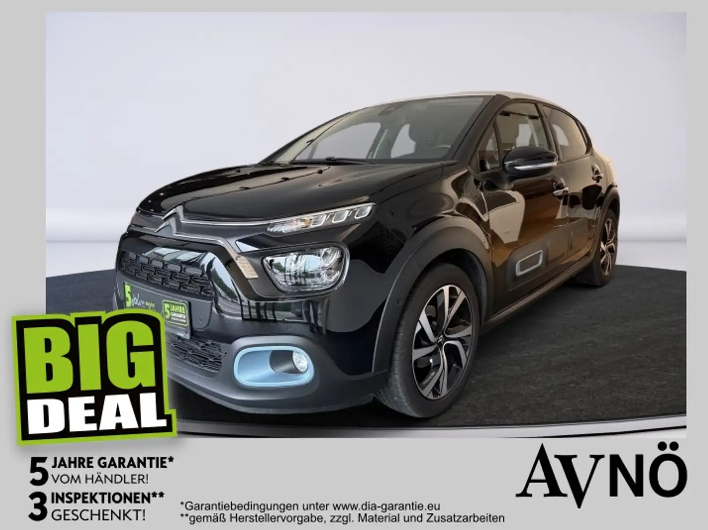 Citroen C3 PureTech 110 S&S EAT6 Elle Navi Kamera Sitzh. Noir - 1