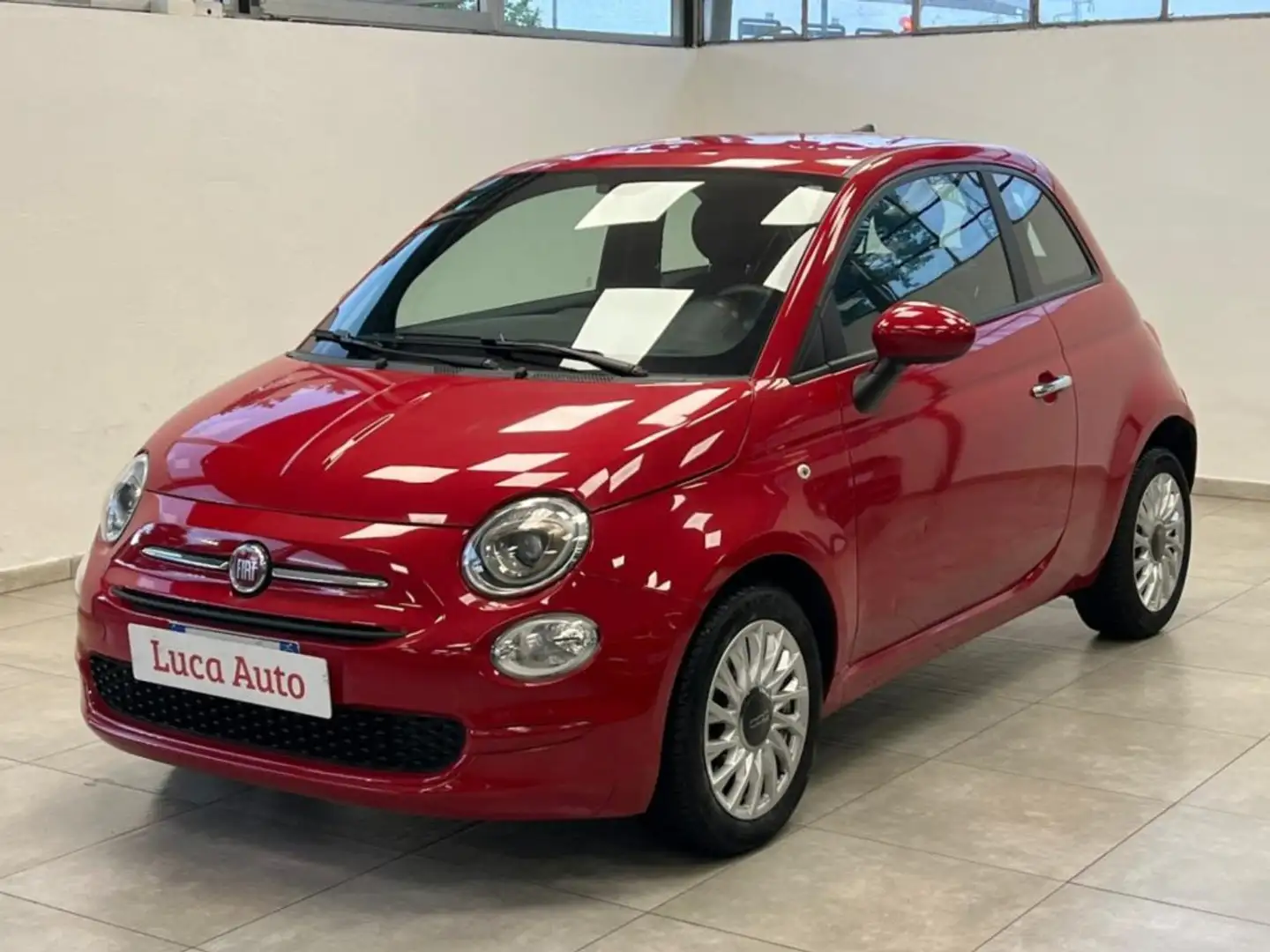 Fiat 500 1.0 Hybrid *UNICO PROP.*TAGLIANDI*SENSORI*NAVI* Rouge - 1