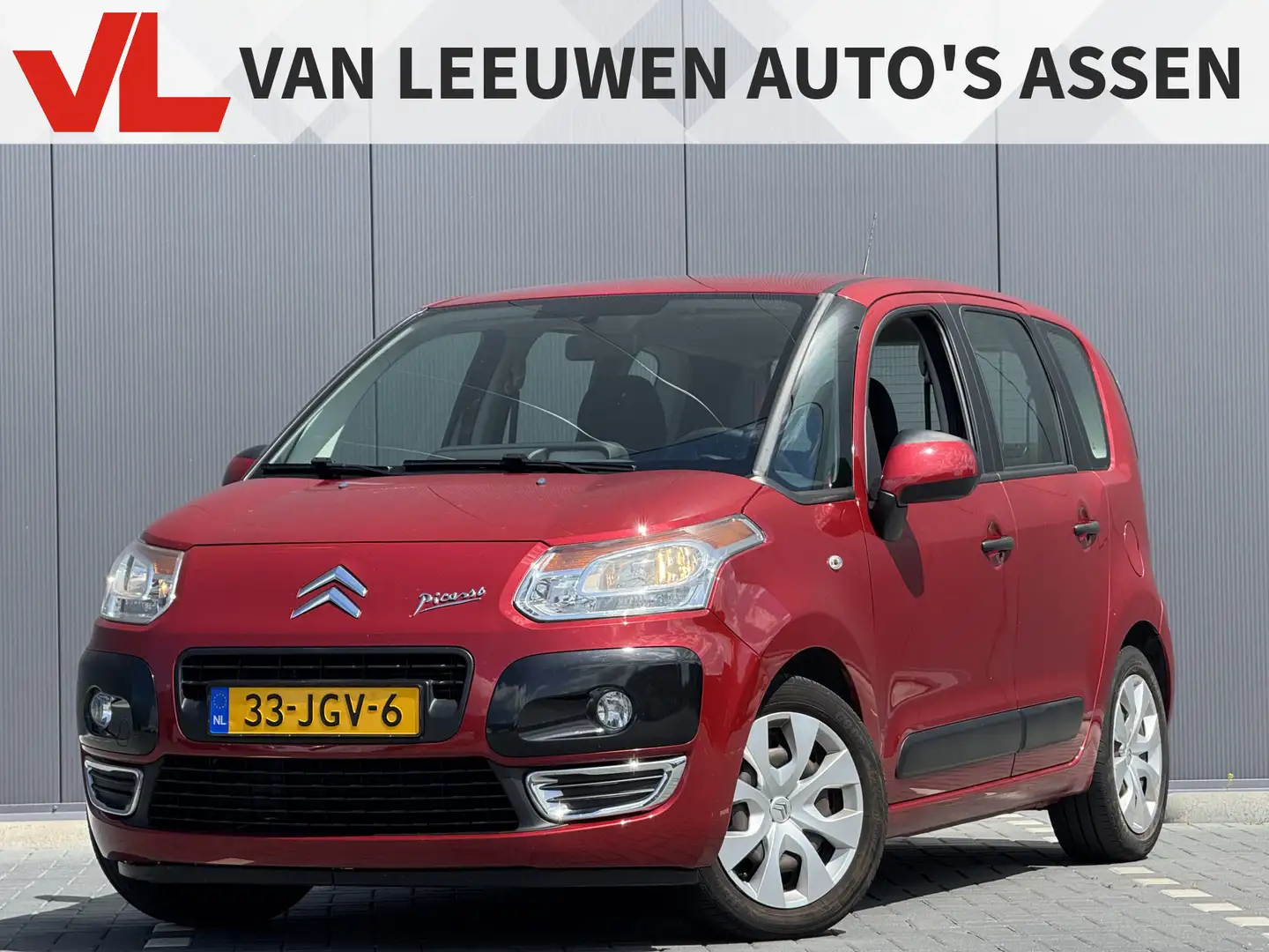 Citroen C3 Picasso 1.6 VTi Aura | Airco | Trekhaak | Cruise Rood - 1