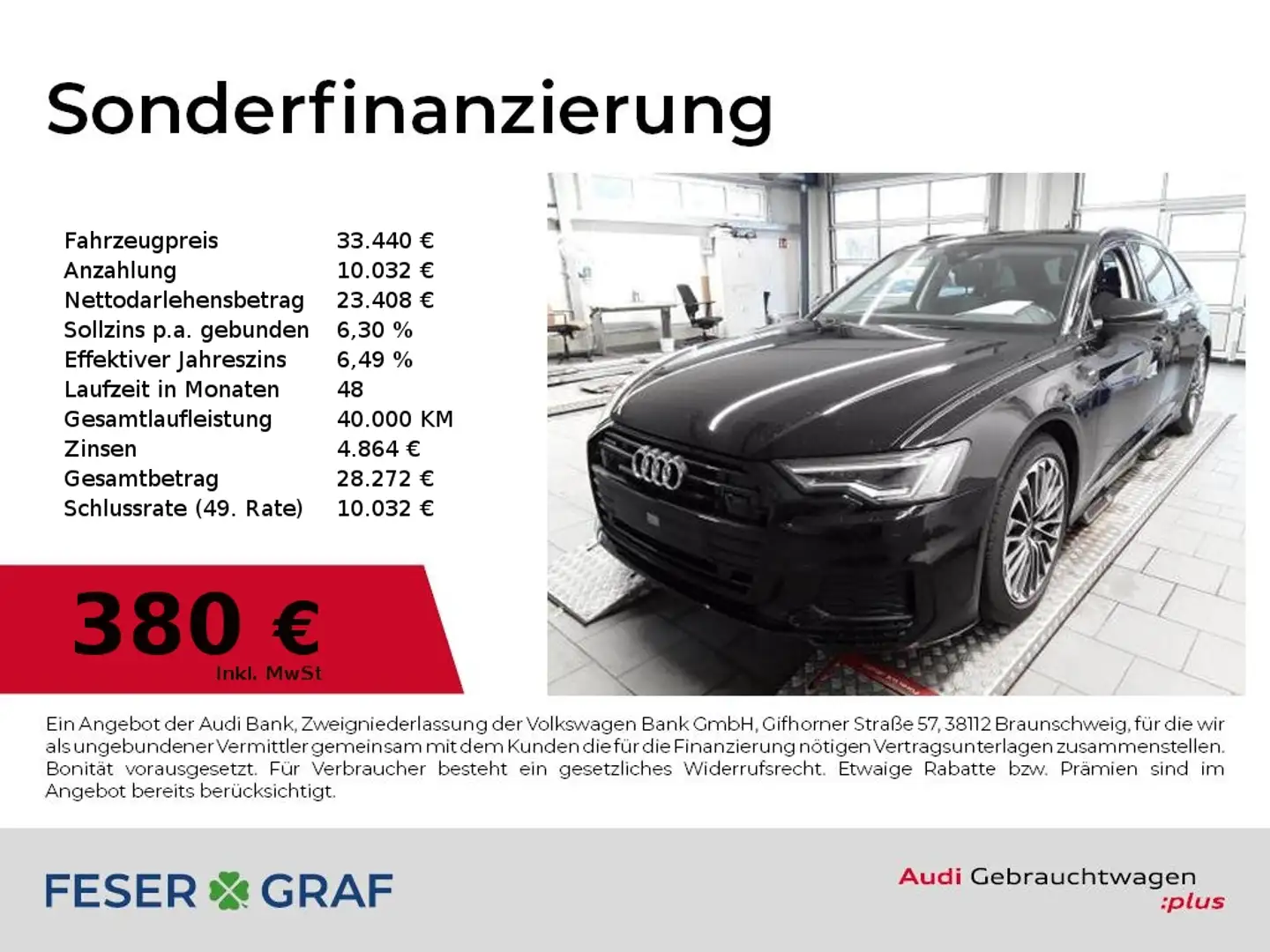 Audi A6 Avant 55 TFSI e S Line AHK,Leder,Matrix,Navi Schwarz - 1