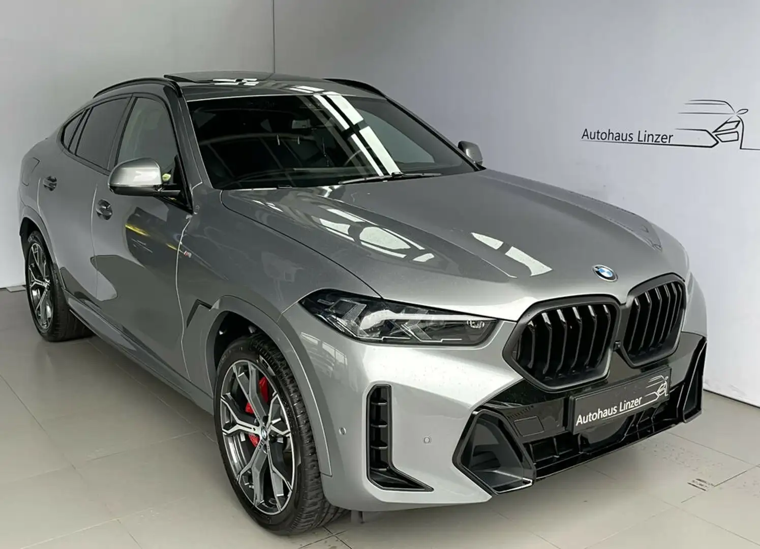 BMW X6 30d xDrive M LCI *LED*SoftC*PANO*StHz*AHK*360° Gris - 1