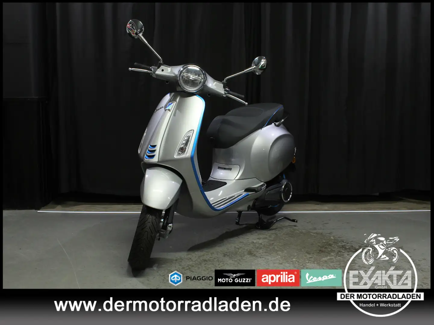 Vespa Elettrica Elettrica 45 km/h E5 BLU Plateado - 1
