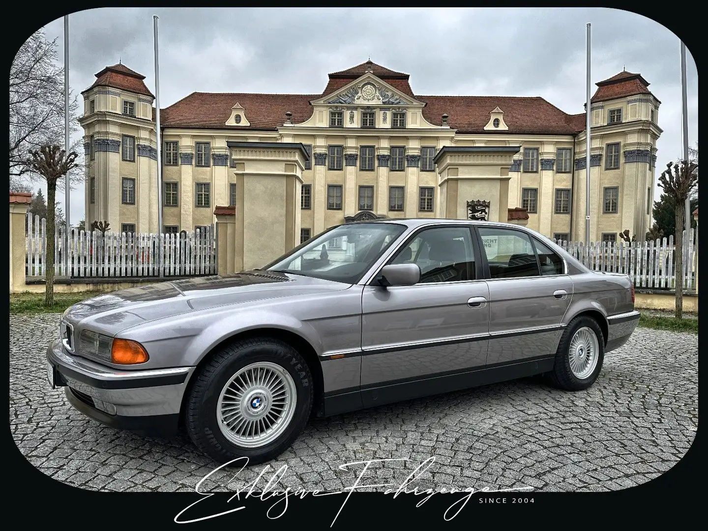 BMW 740 i |Sammelzustand | H-Kennzeichen| PRESSEWAGEN Zilver - 1