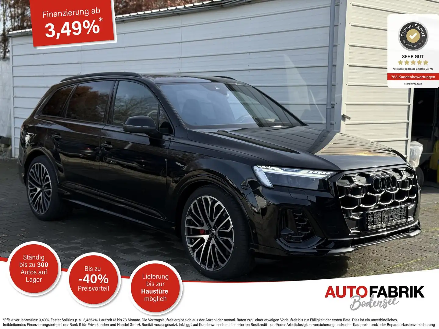 Audi SQ7 4.0l TFSI Quattro AHK*Panorama*7Sitzer*StandHeiz*H Schwarz - 1