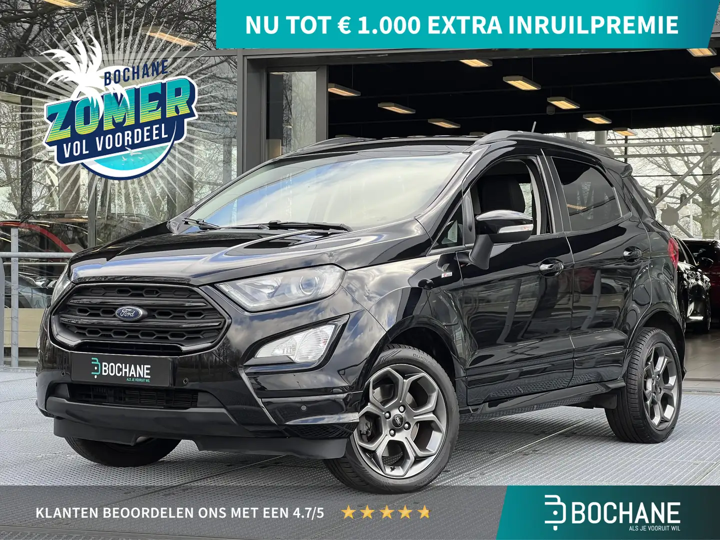Ford EcoSport 1.0 EcoBoost ST- Line 125PK Automaat | Camera | Pa Nero - 1