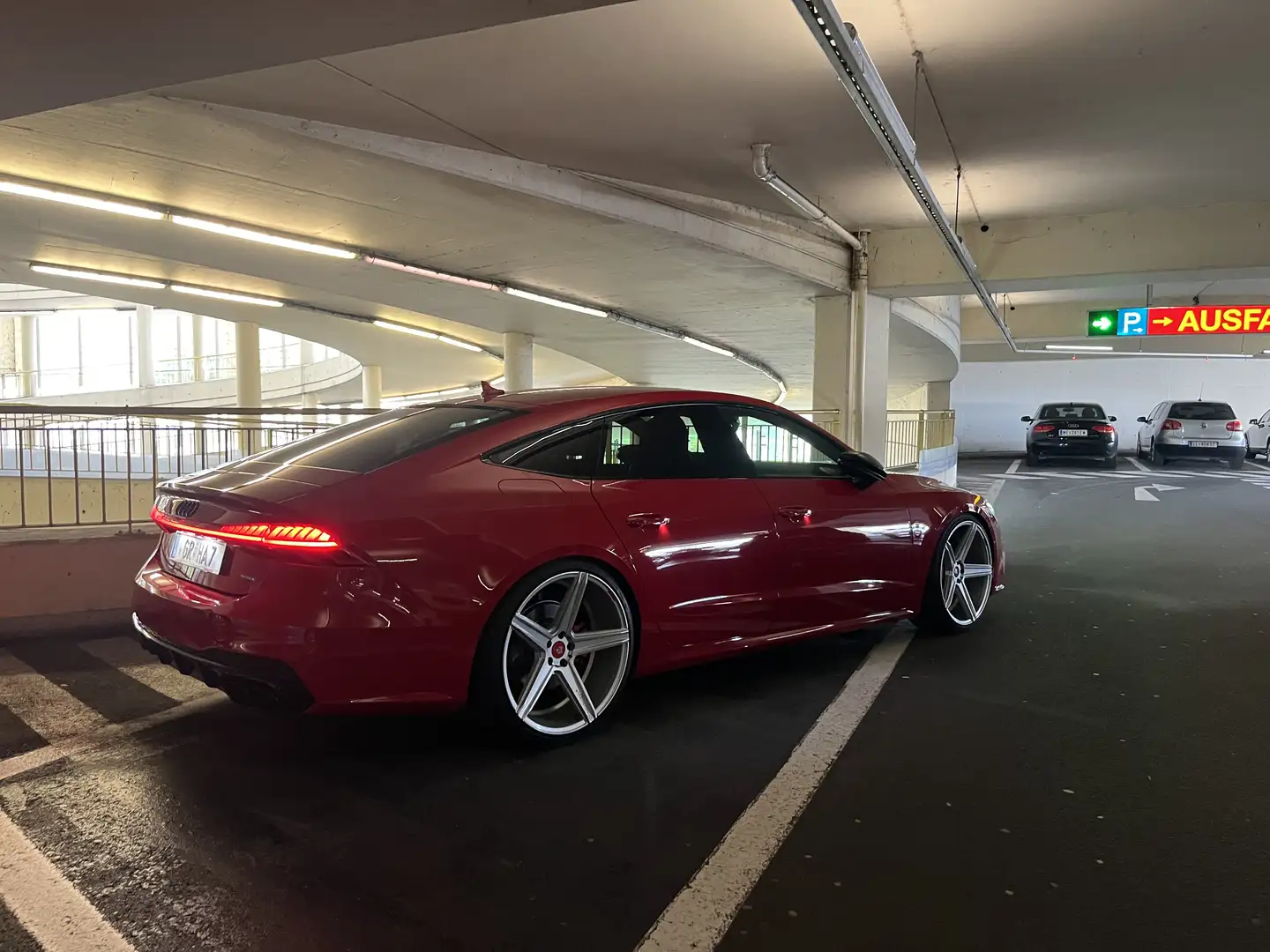 Audi A7 Sportback 50 TDI quattro Top Ausstattung VOLL Rot - 2