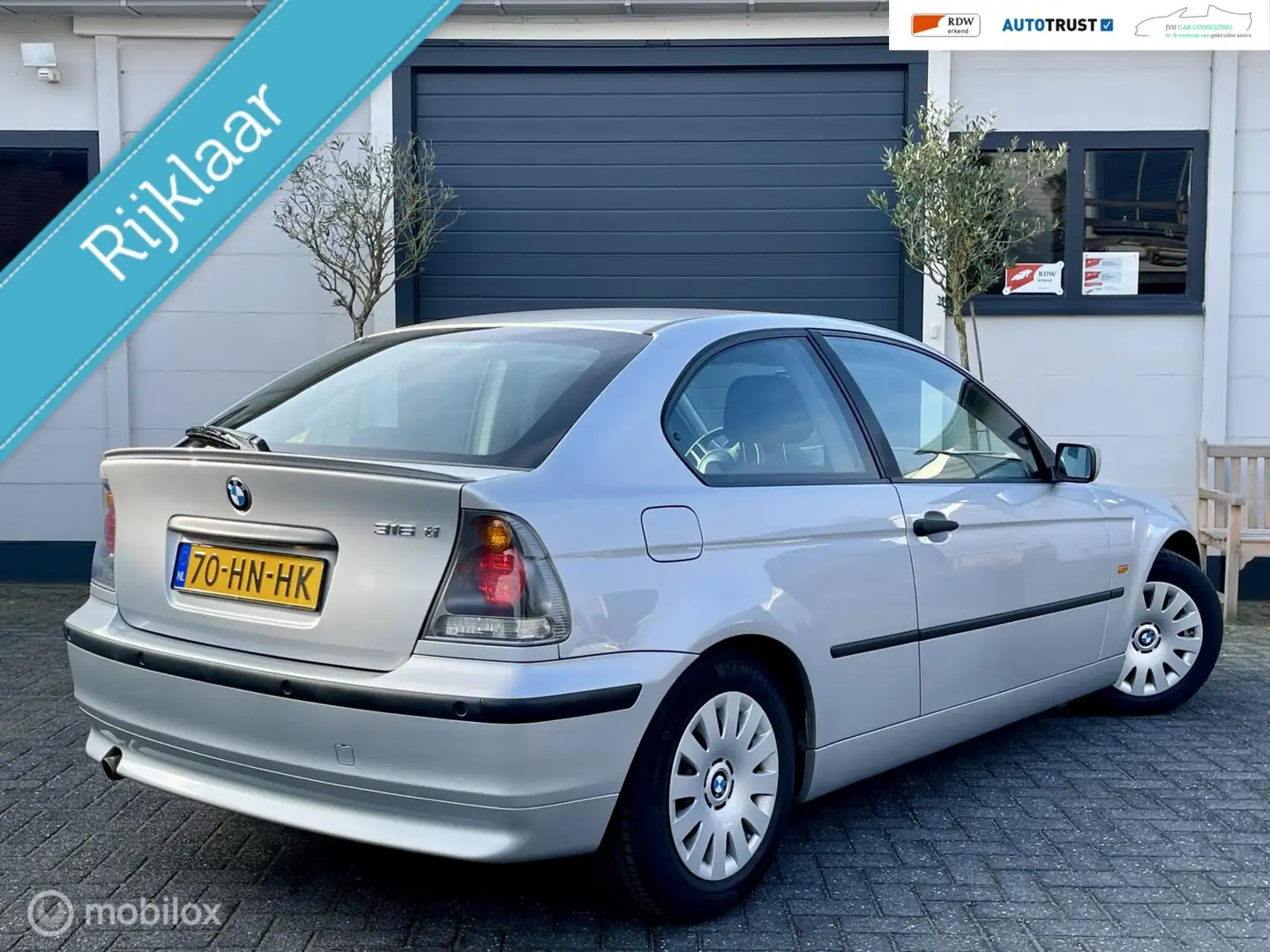 BMW 316 3-serie Compact 316ti|RIJKLAAR|NIEUWSTAAT|2EIG|NAP Gris - 2