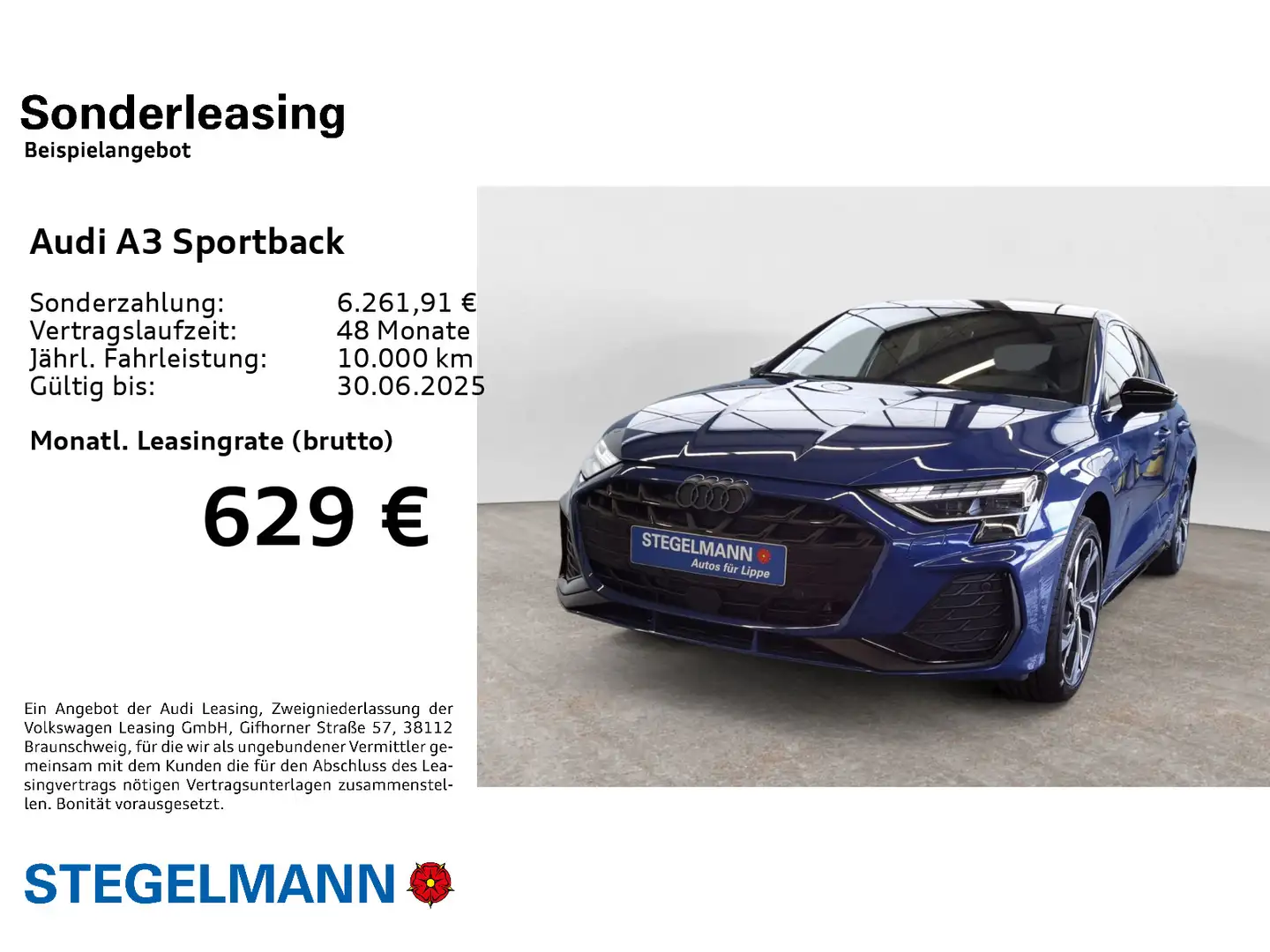 Audi A3 Audi A3 Sportback S line 45 TFSI e Blauw - 2