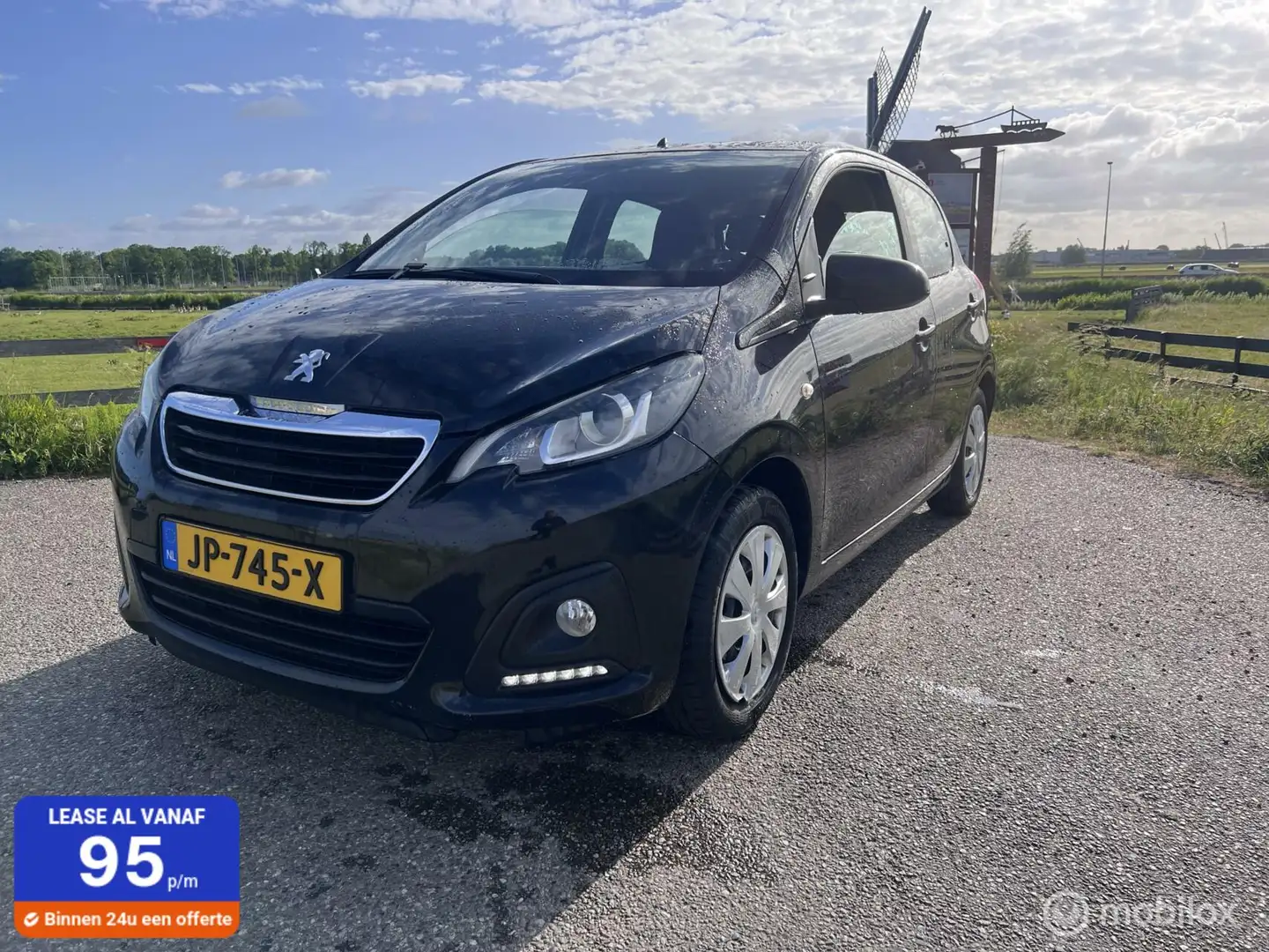 Peugeot 108 1.0 e-VTi Active TOP! Zwart - 1