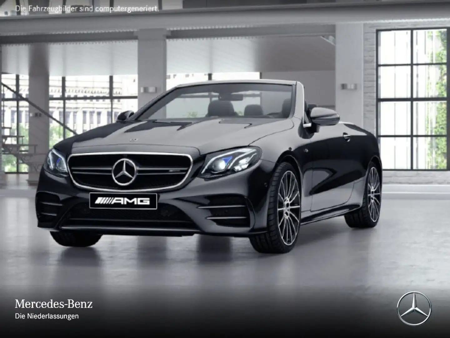 Mercedes-Benz E 53 AMG E 53 Cabrio 4M AMG+MULTIBEAM+FAHRASS+BURMESTER+20" Schwarz - 2