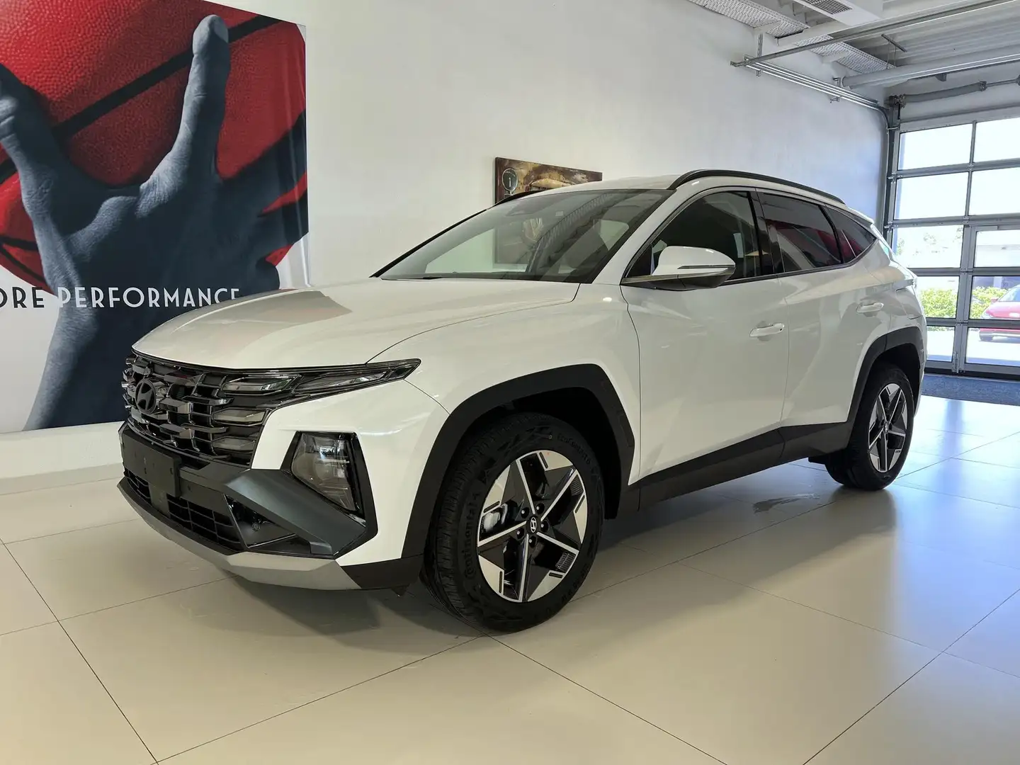 Hyundai TUCSON GO+ 1.6 T-GDI Hybrid 4WD AT 158 kW / 215 PS 2-Z... Weiß - 1