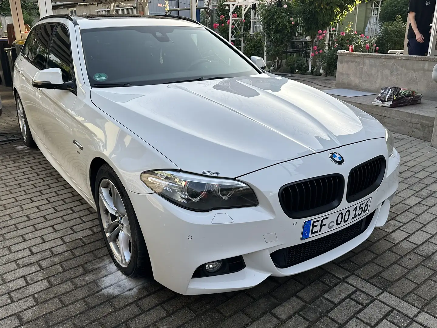 BMW 525 d M Paket | Panorama Dach | Luftfahrwerk | Tüv Ne Weiß - 1