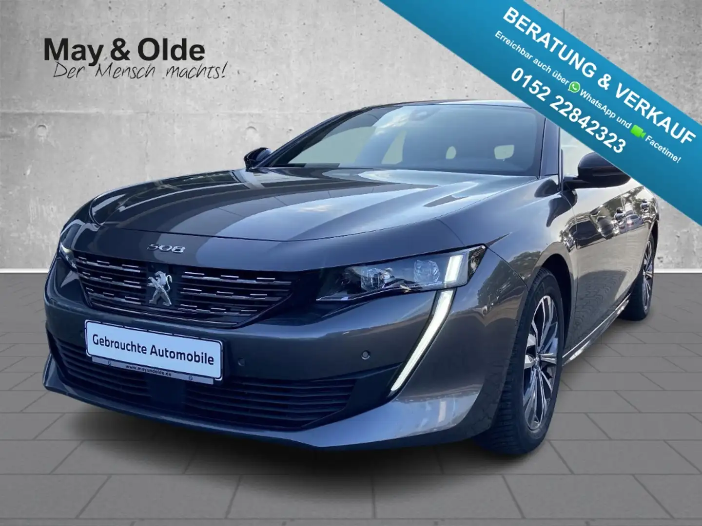 Peugeot 508 SW Allure 1.5 BlueHDi GJR LED Navi ACC SHZ Grau - 1
