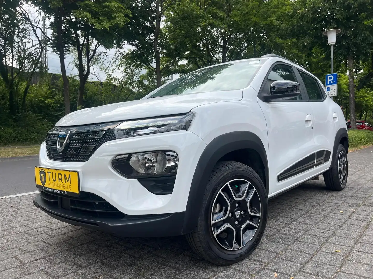 Dacia Spring Electric Comfort 27kWh|250km|SOH 95%|AC Blanc - 1