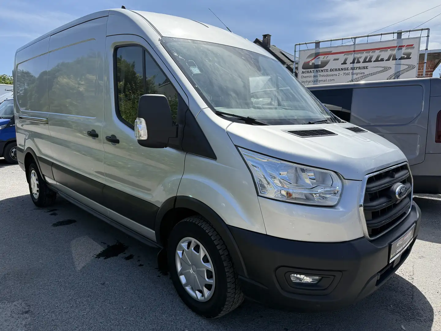 Ford Transit L2H2  full options Gris - 2