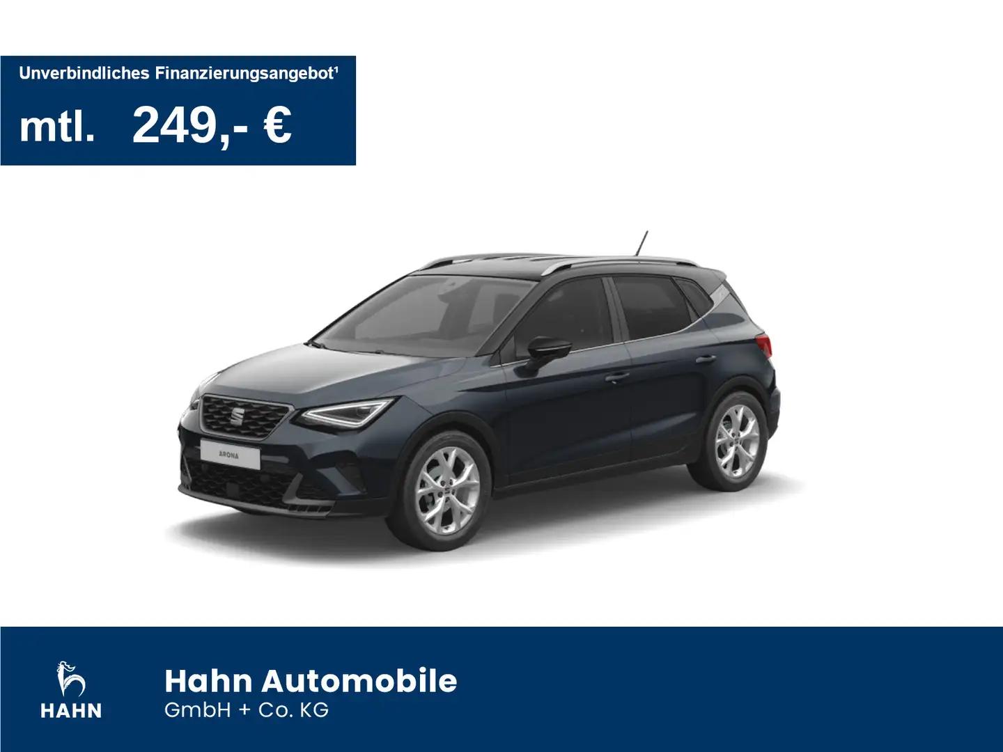 SEAT Arona 1.5TSI DSG FR LED AHK ACC CAM Sitzhzg Navi Gris - 1