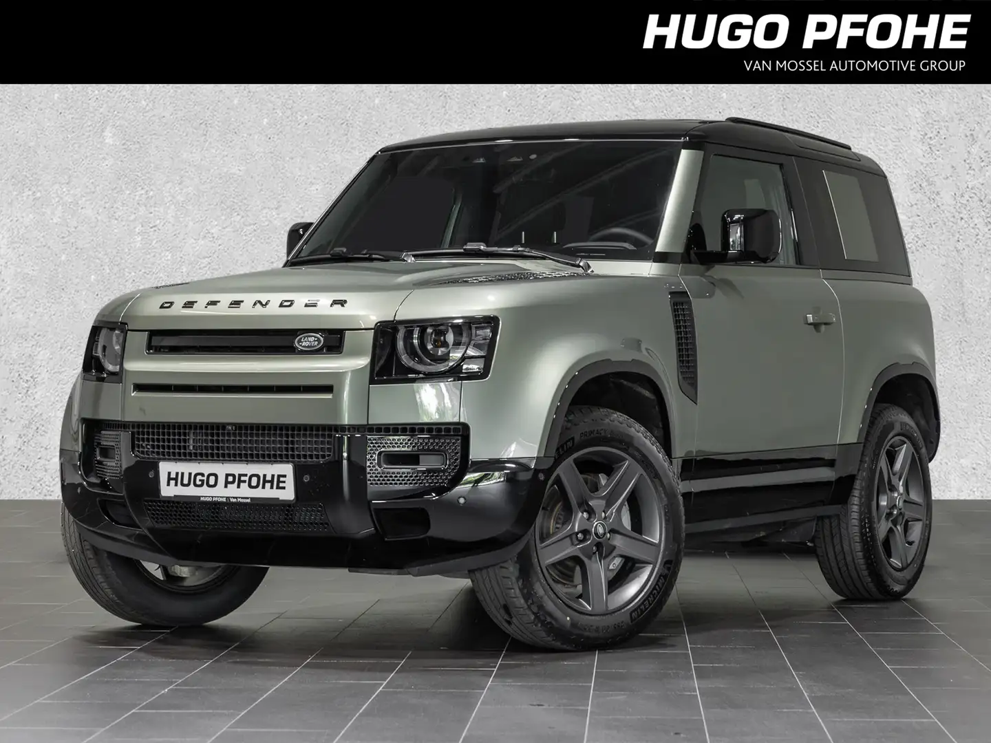 Land Rover Defender 90 3.0 D300 X-Dynamic SE /  Erw. Black Pack ACC SH Verde - 1