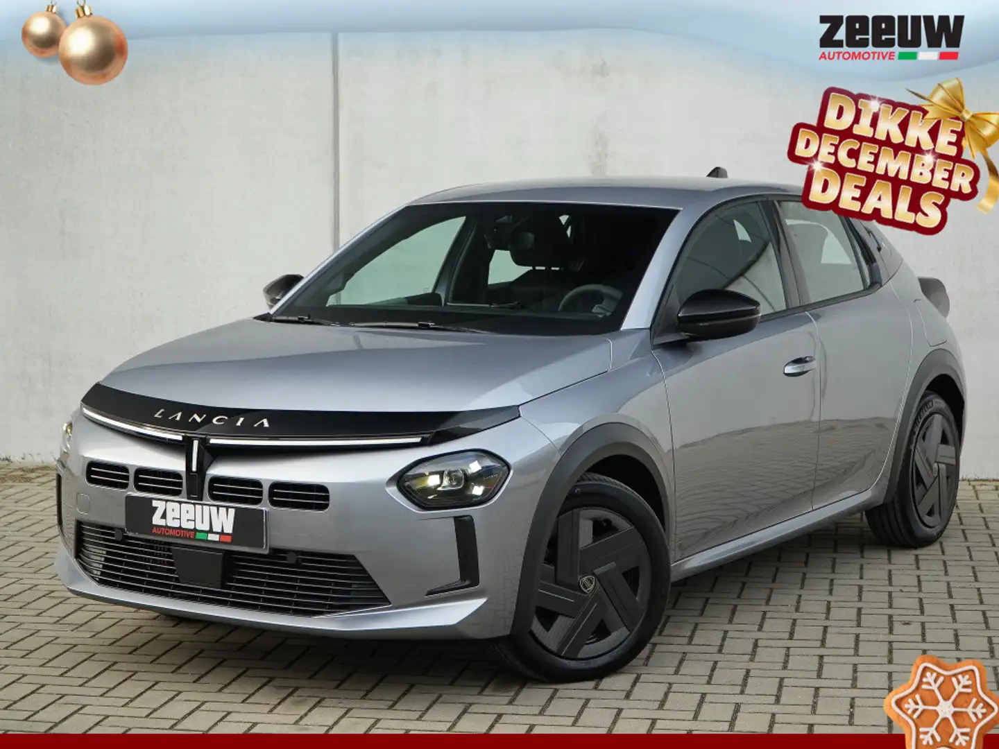Lancia Ypsilon 1.2 Turbo 100 PK Hybrid | Navi | Direct Leverbaar Grijs - 1