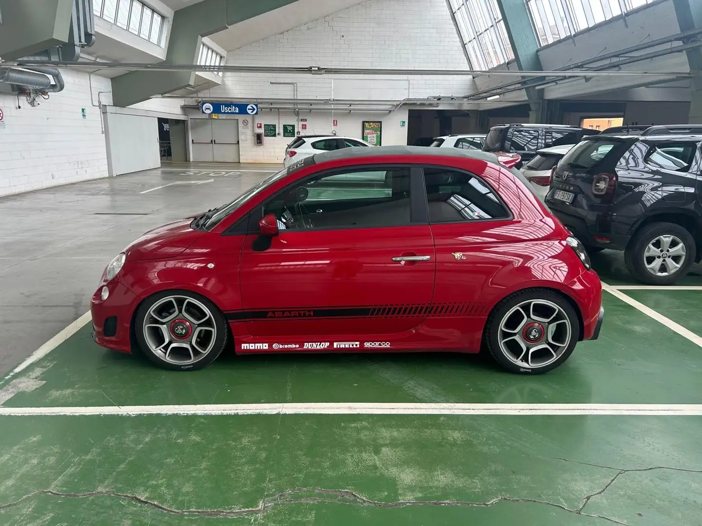 Abarth 500C 500C/595C 1.4 16v t. t-jet bicol. 140cv MTA Rouge - 1