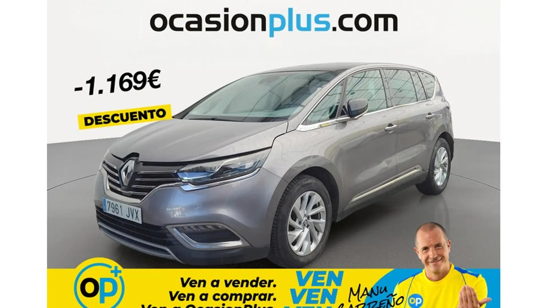 Renault Espace 1.6dCi TT Energy Zen EDC 118kW Gris - 1