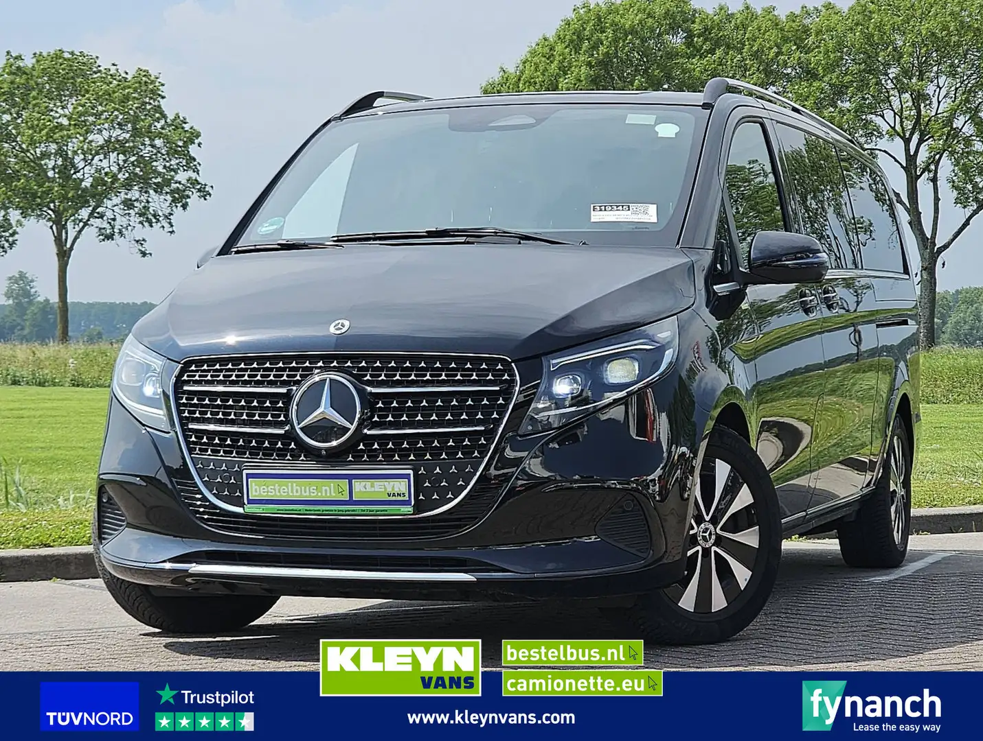 Mercedes-Benz V 300 CDI L3 XL 8-Pers Mbux! Zwart - 1