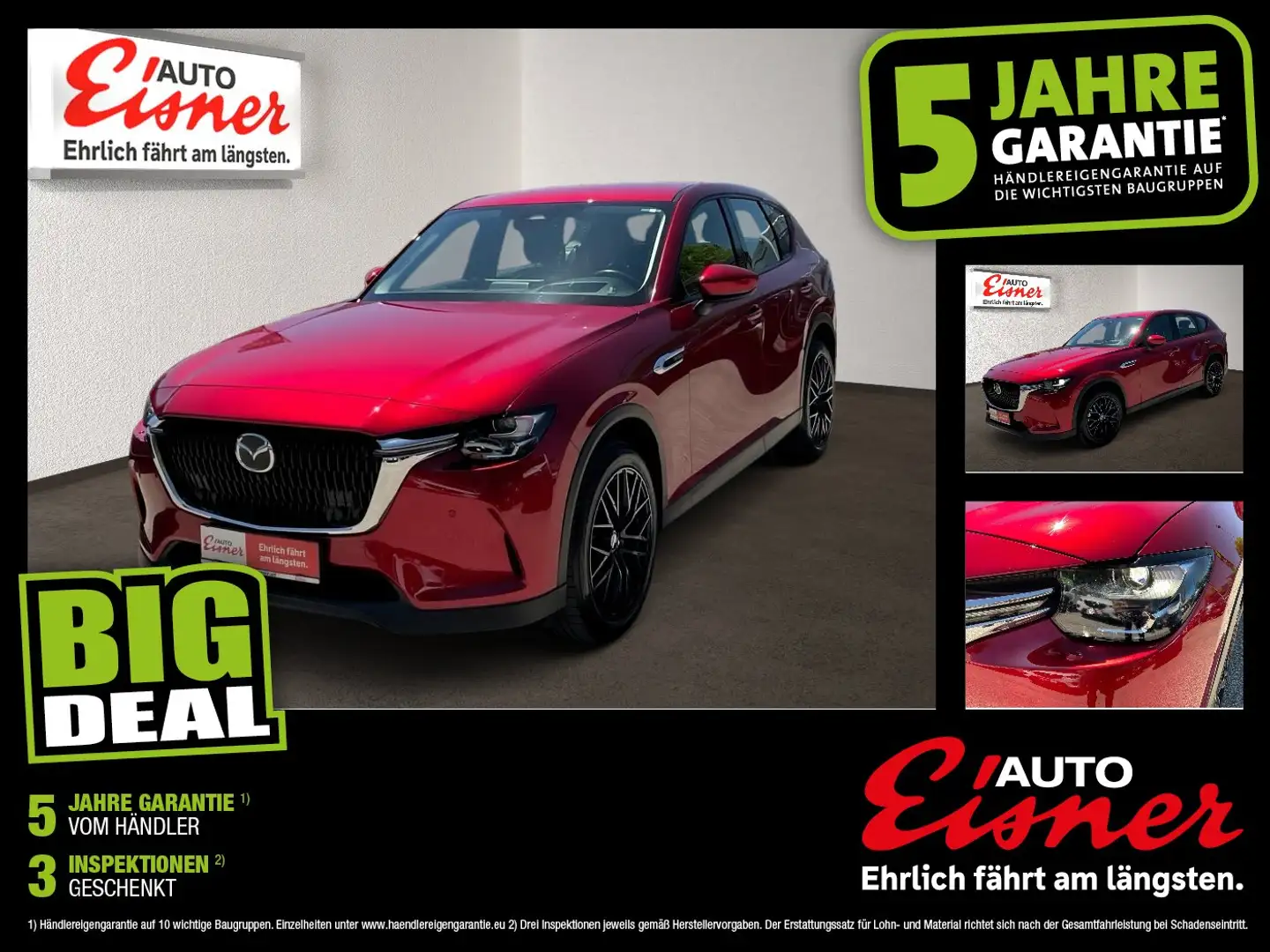 Mazda CX-60 3.3 SKYACTIV-D M Prime-Line 2xKlima AUT LM Rot - 1