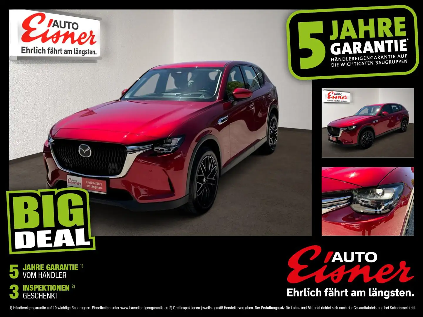 Mazda CX-60 3.3 SKYACTIV-D M Prime-Line 2xKlima AUT LM Rot - 1
