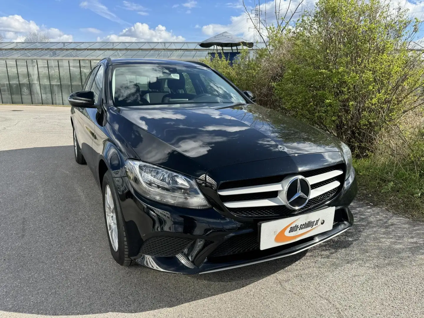 Mercedes-Benz C 180 d T Automatik Navi Kamera SHZG 1.Besitz Fekete - 1