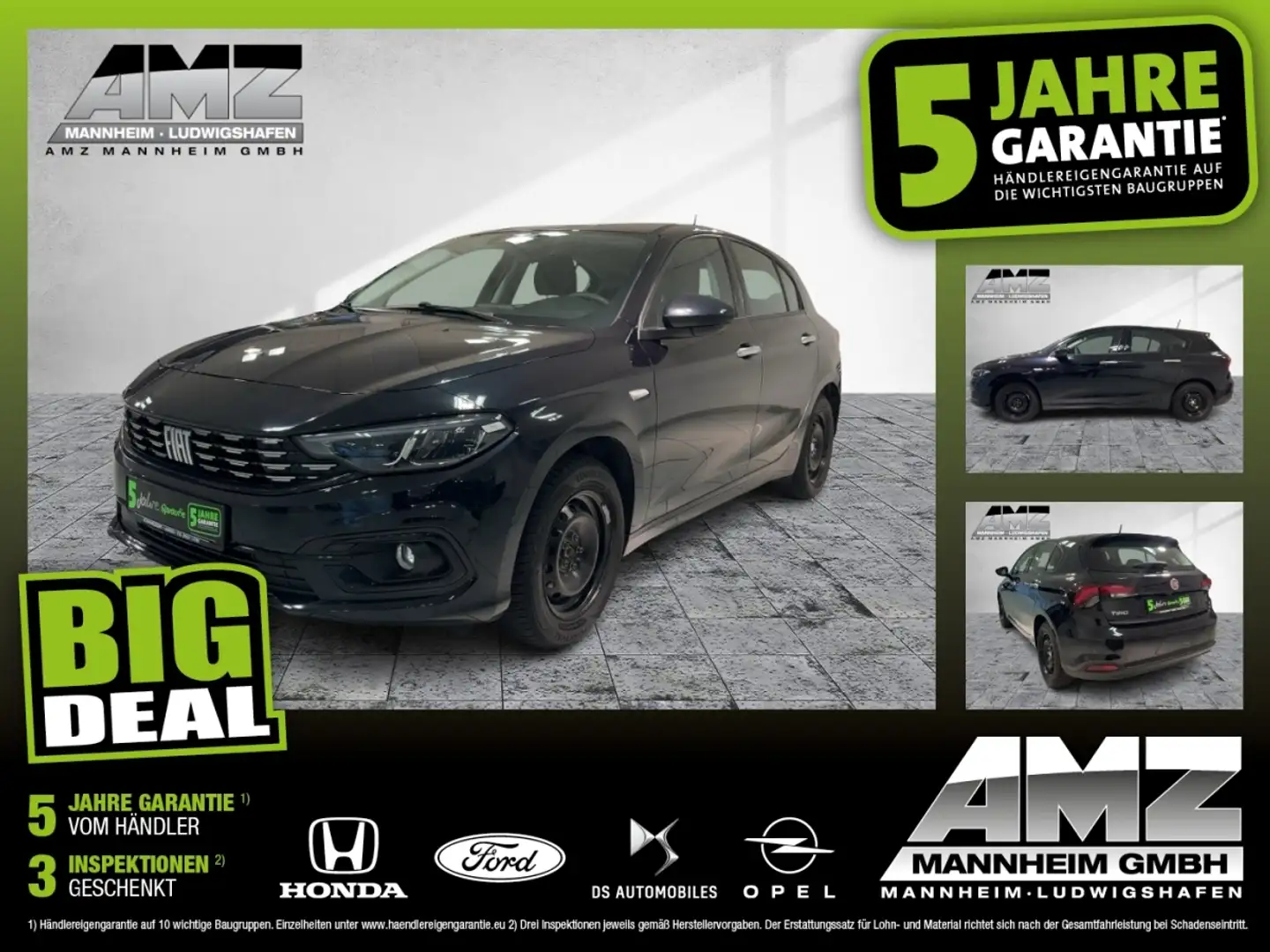 Fiat Tipo Hatchback 1.0 **8-Fach bereift* Kék - 1