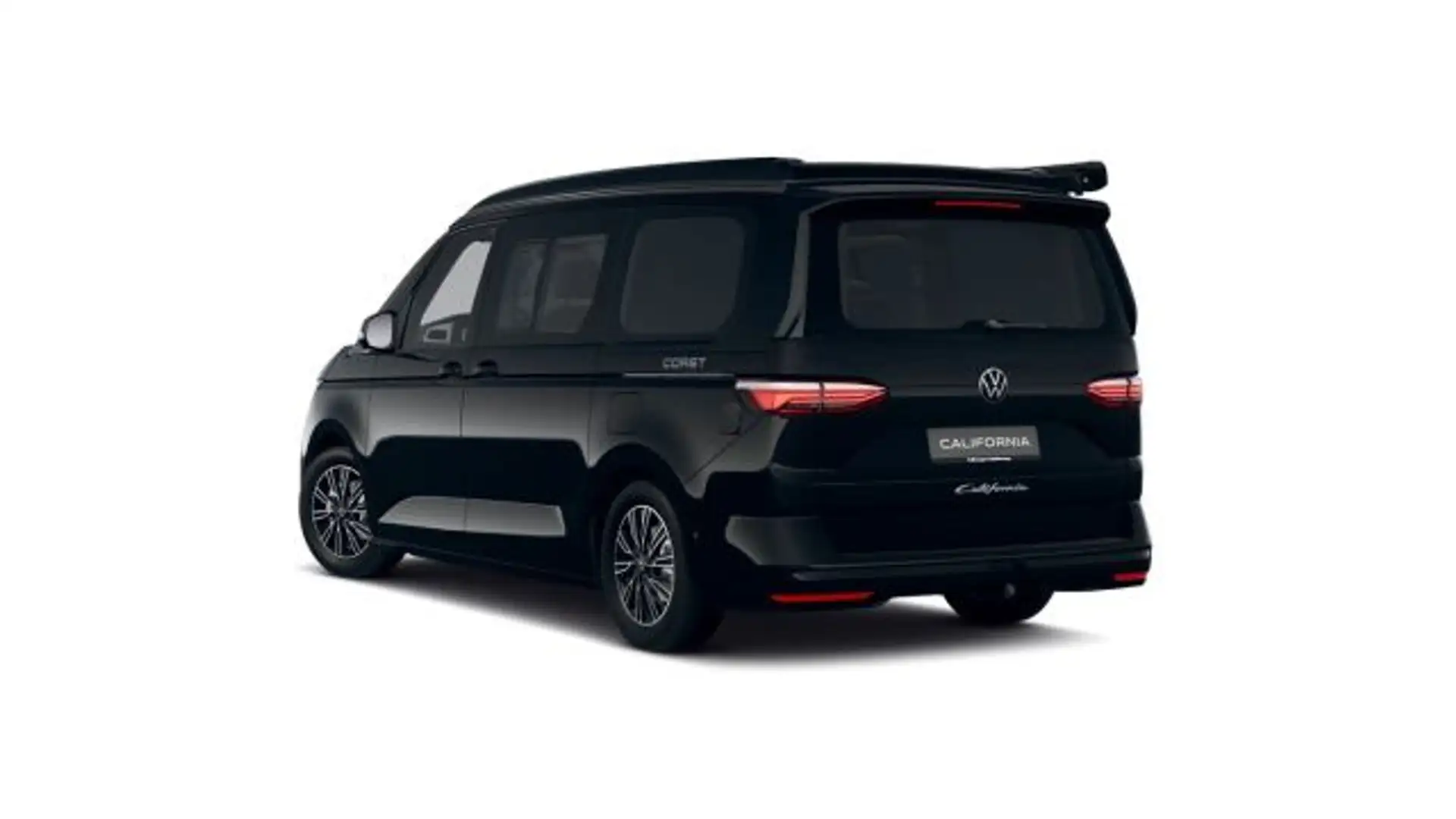 Volkswagen T6 California Coast 2.0 TDI DSG Navi AHK Standheiz. LED SHZ Klim Schwarz - 2