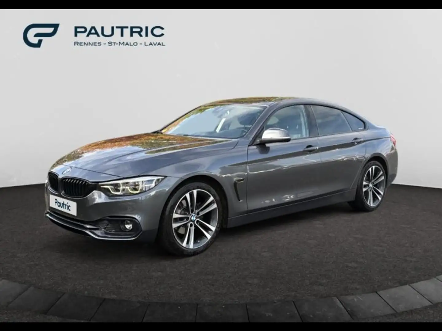 BMW 418 418dA 150ch Sport 119g Gris - 1