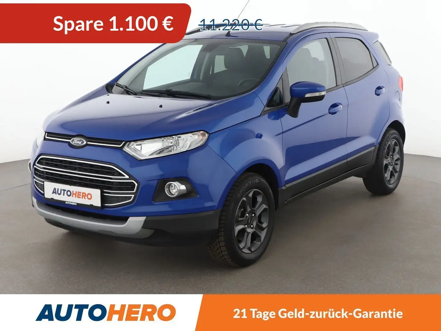 Ford EcoSport 1.0 EcoBoost Titanium*NAVI*TEMPO*PDC*SHZ*KLIMA* Blau - 1