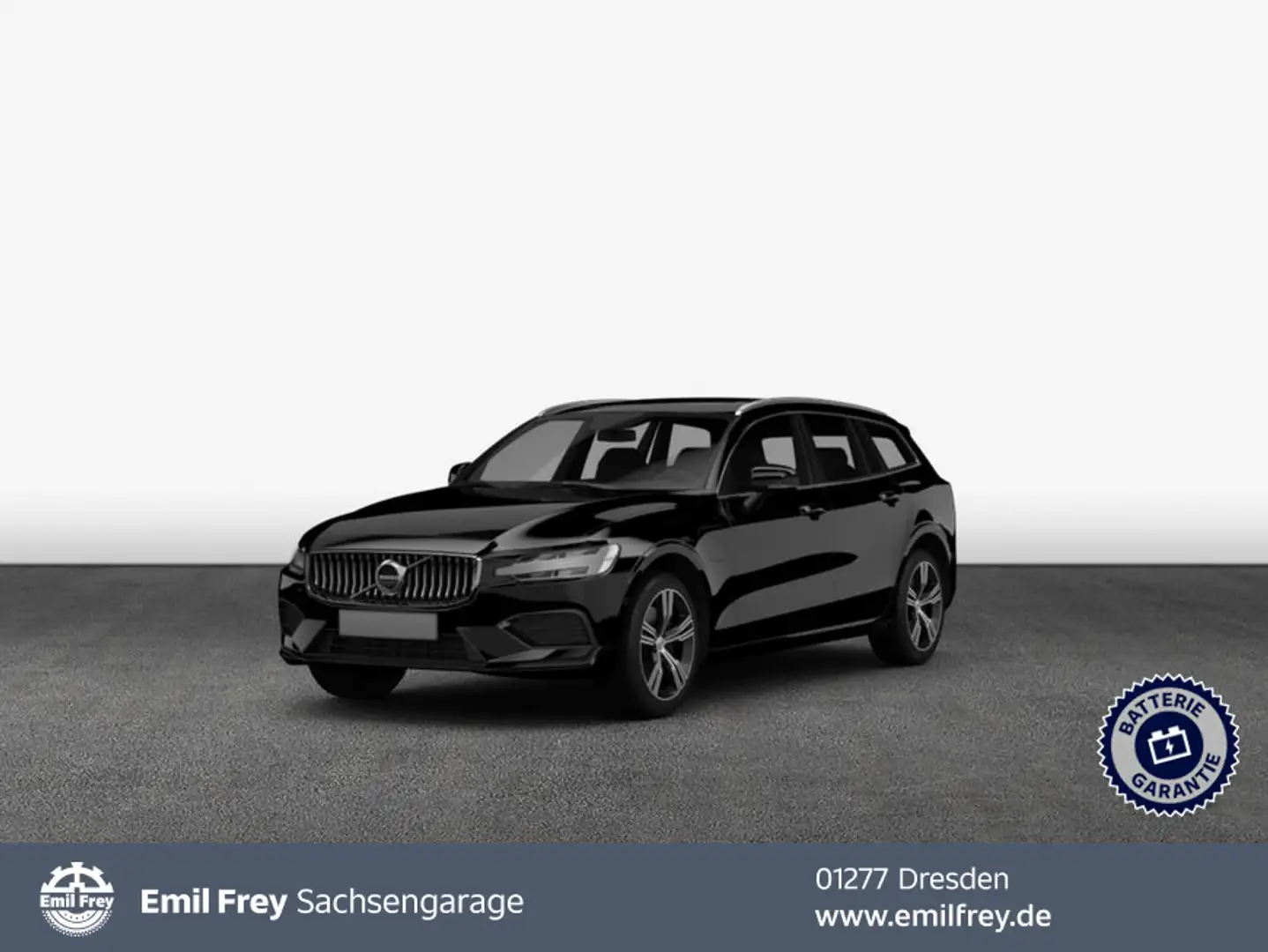Volvo V60 T6 Plug-in Hybrid AWD Ultra Dark Business Schwarz - 1