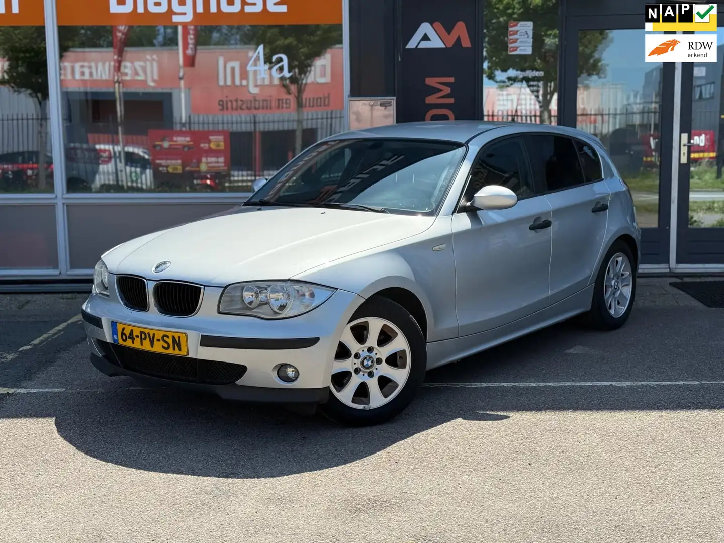 BMW 116 1-serie 116i I Airco I Climate Grijs - 1