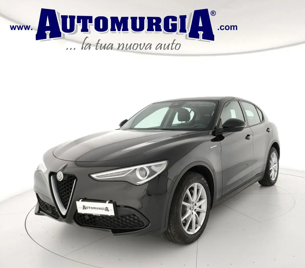 Alfa Romeo Stelvio 2.2 Turbodiesel 190 CV AT8 Q4 SUPER TAGLIANDATA Nero - 2