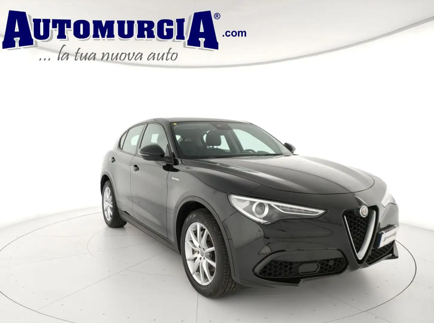 Alfa Romeo Stelvio 2.2 Turbodiesel 190 CV AT8 Q4 SUPER TAGLIANDATA Nero - 1