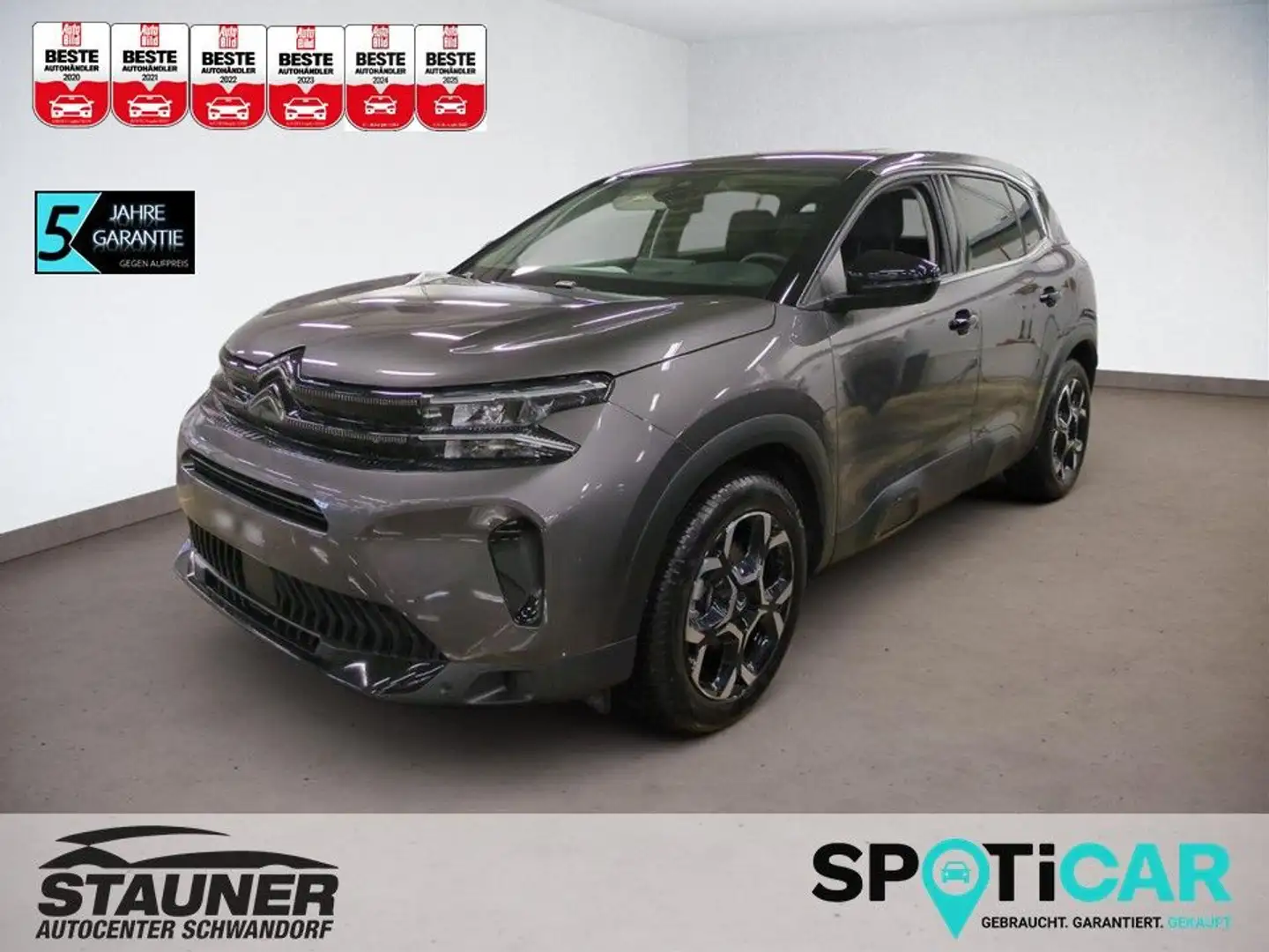 Citroen C5 Aircross Hybrid 145PS e-DSC6 Plus SHZ*PDC*KAM Grau - 1