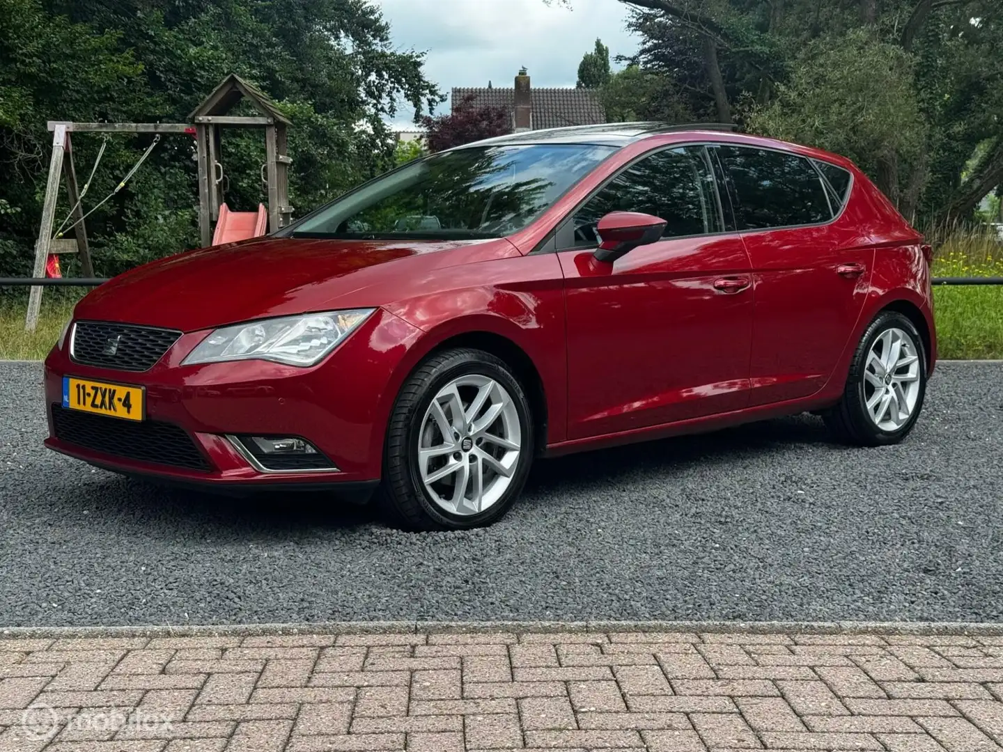 SEAT Leon 1.4 TSI Style ECC-AIRCO/NAVI/PANORAMA/TREKHAAK Rojo - 1