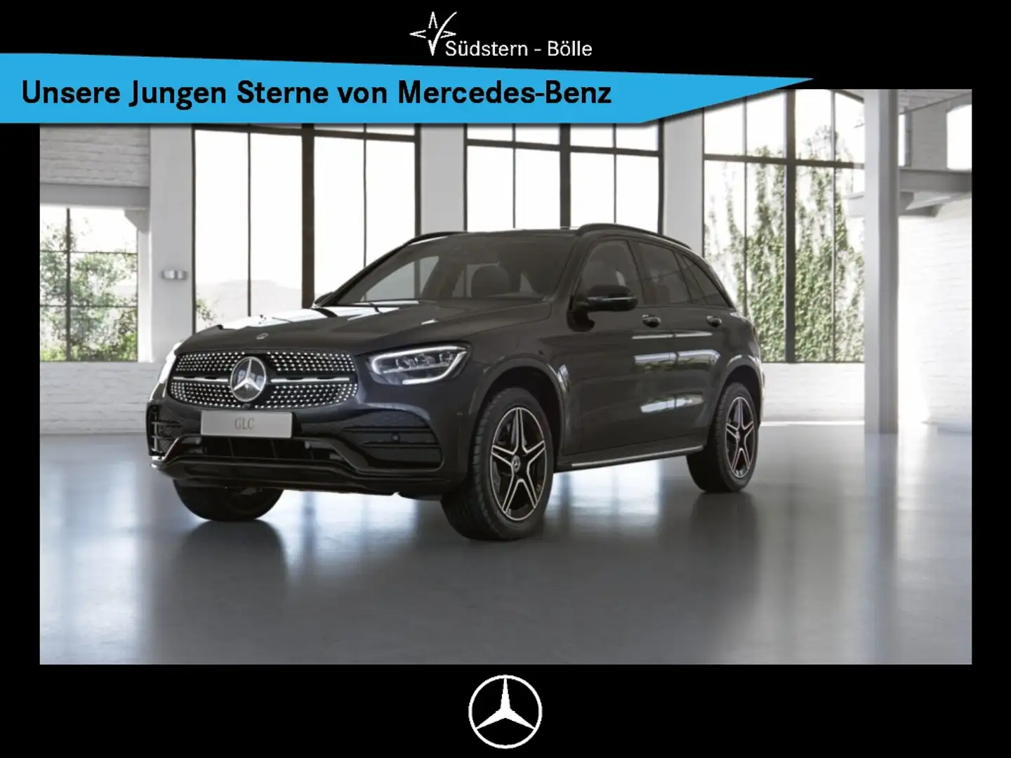 Mercedes-Benz GLC 300 e 4M AMG+DISTRONIC+PANO+360°KAM+KEYLESS Grau - 1